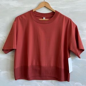 Athleta Zephyr Crop Tee